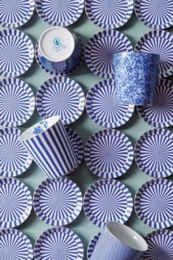 Pip Studio Royal Stripes Mok & Theetip Blauw Hot