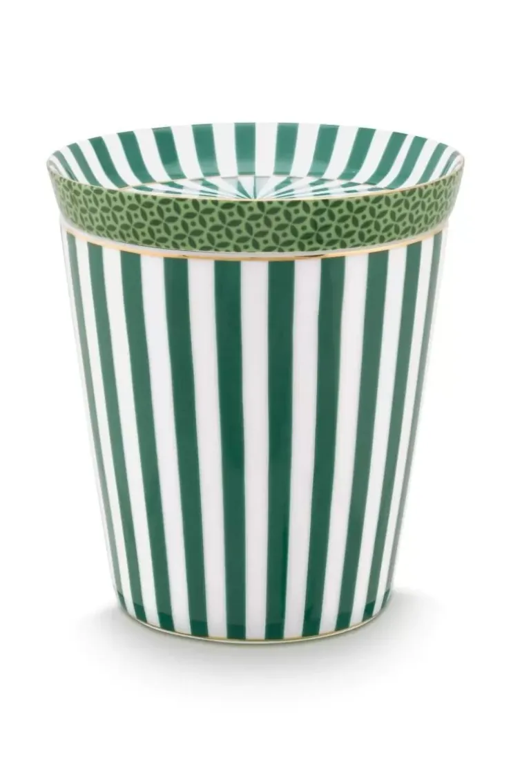 Pip Studio Royal Stripes Mok & Theetip Groen Discount