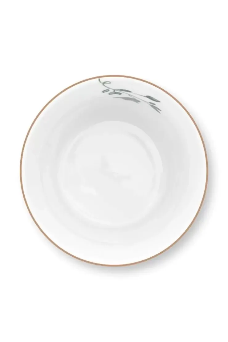 Pip Studio Royal Stripes Mok Bloemen & Theetip Groen Best