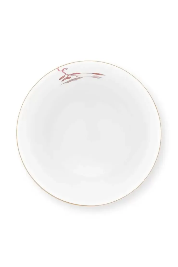 Pip Studio Royal Stripes Mok Bloemen Donkerroze Outlet