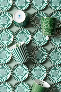 Pip Studio Royal Stripes Mok Tegels & Theetip Groen Best