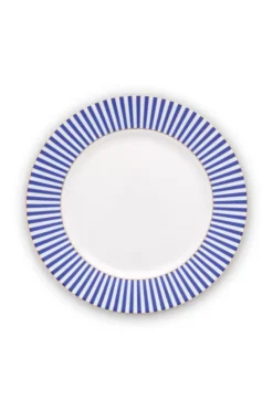 Pip Studio Royal Stripes Ontbijtbord 21 Cm Blauw Hot