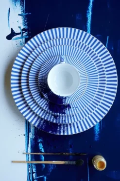 Pip Studio Royal Stripes Ontbijtbord 21 Cm Blauw Hot
