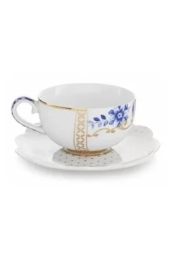 Pip Studio Royal White Espresso Kop & Schotel Hot