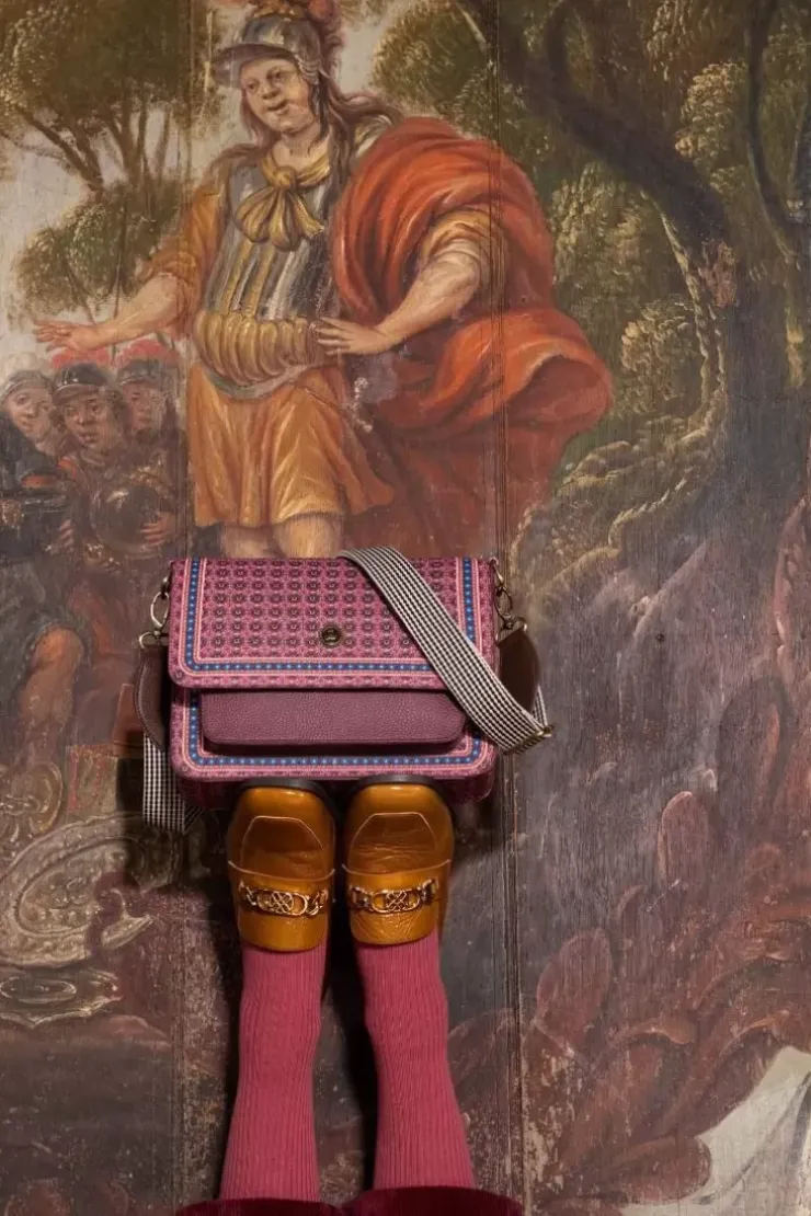 Pip Studio Schoudertas Clover Roze