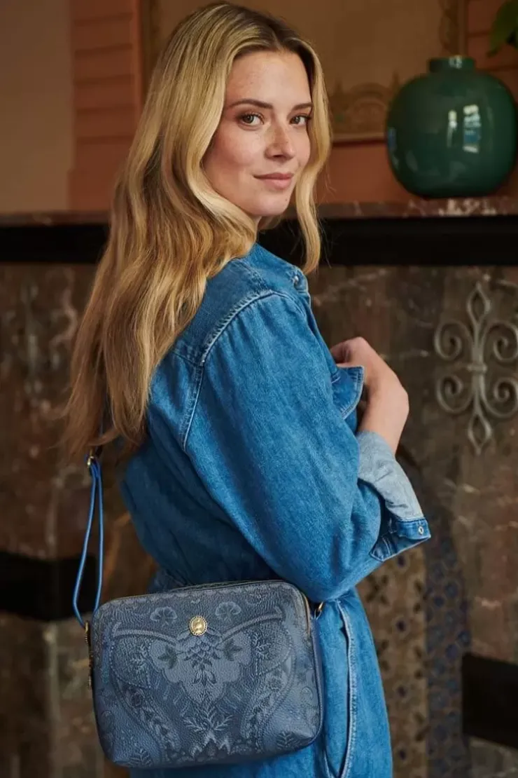 Pip Studio Schoudertas Medium Kyoto Festival Blauw Outlet