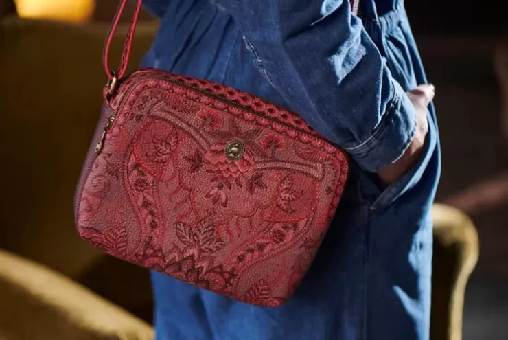 Pip Studio Schoudertas Medium Kyoto Festival Donker Roze Discount