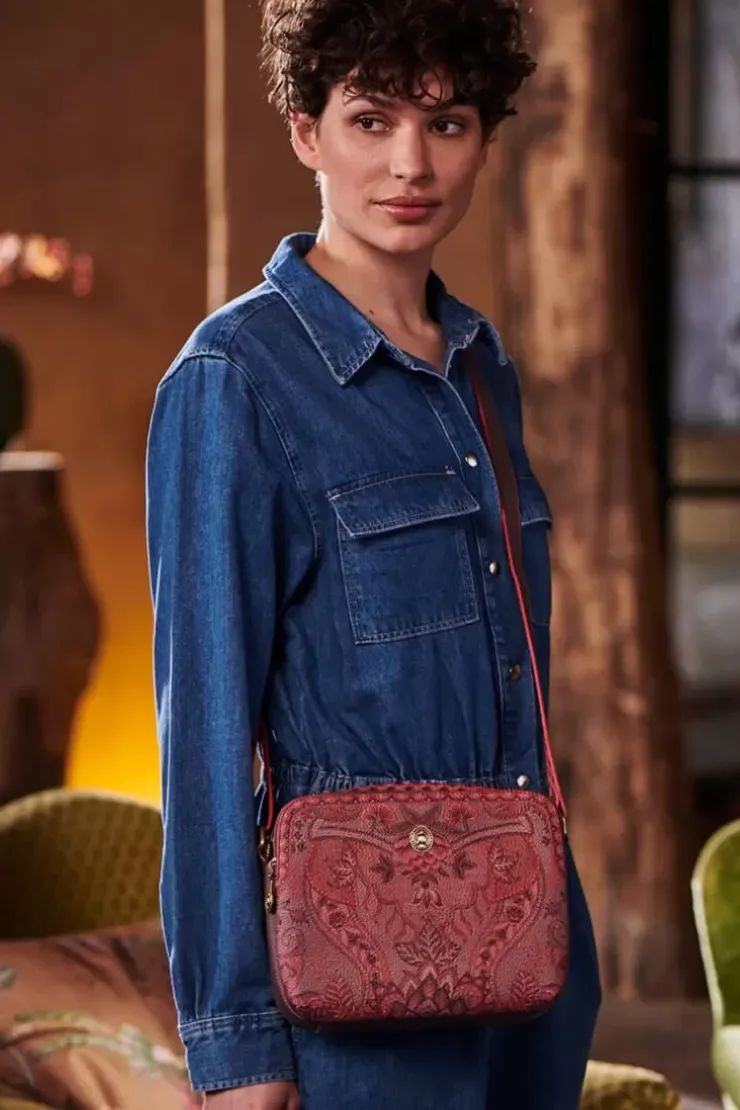 Pip Studio Schoudertas Medium Kyoto Festival Donker Roze Discount