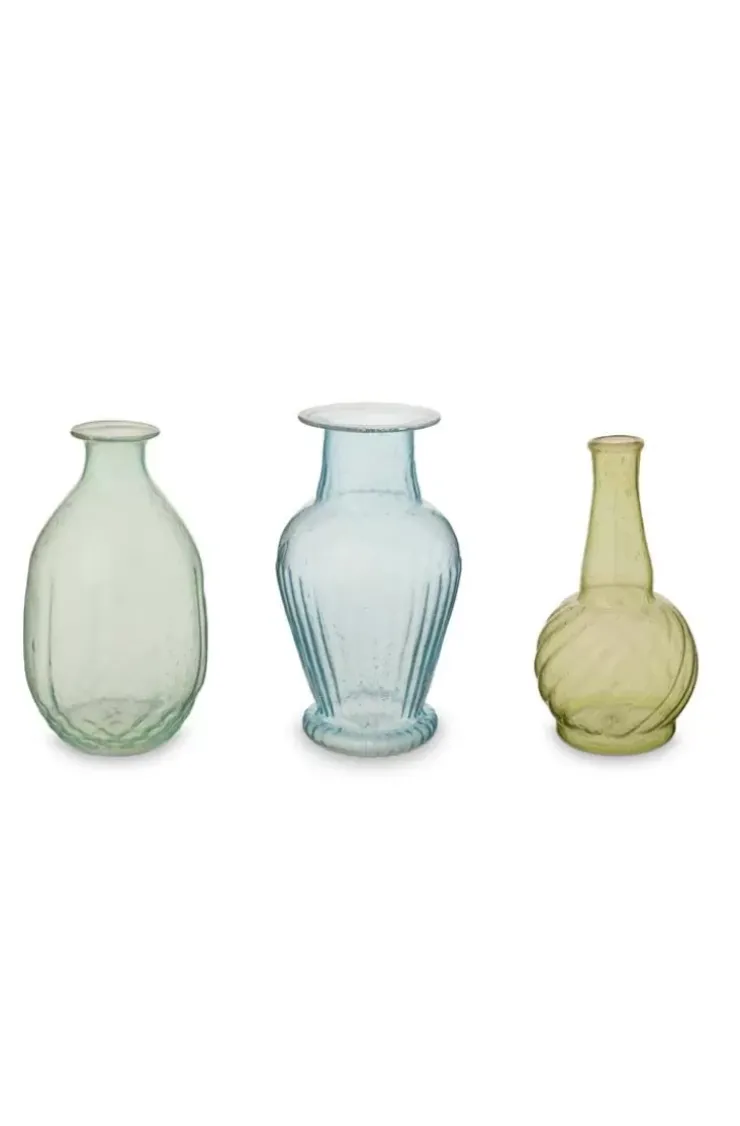 Pip Studio Set/3 Vazen Glas M Groen Best