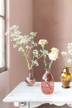 Pip Studio Set/3 Vazen Glas M Roze