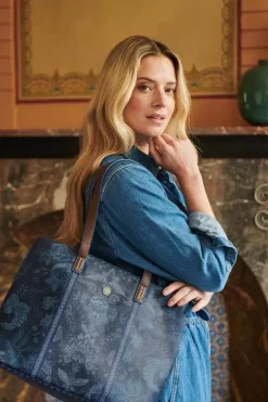 Pip Studio Shopper Medium Kyoto Festival Blauw