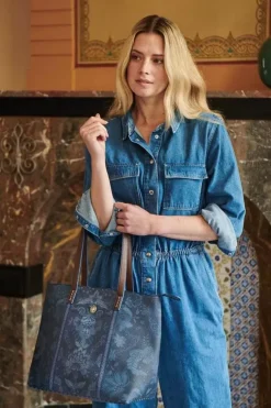 Pip Studio Shopper Medium Kyoto Festival Blauw