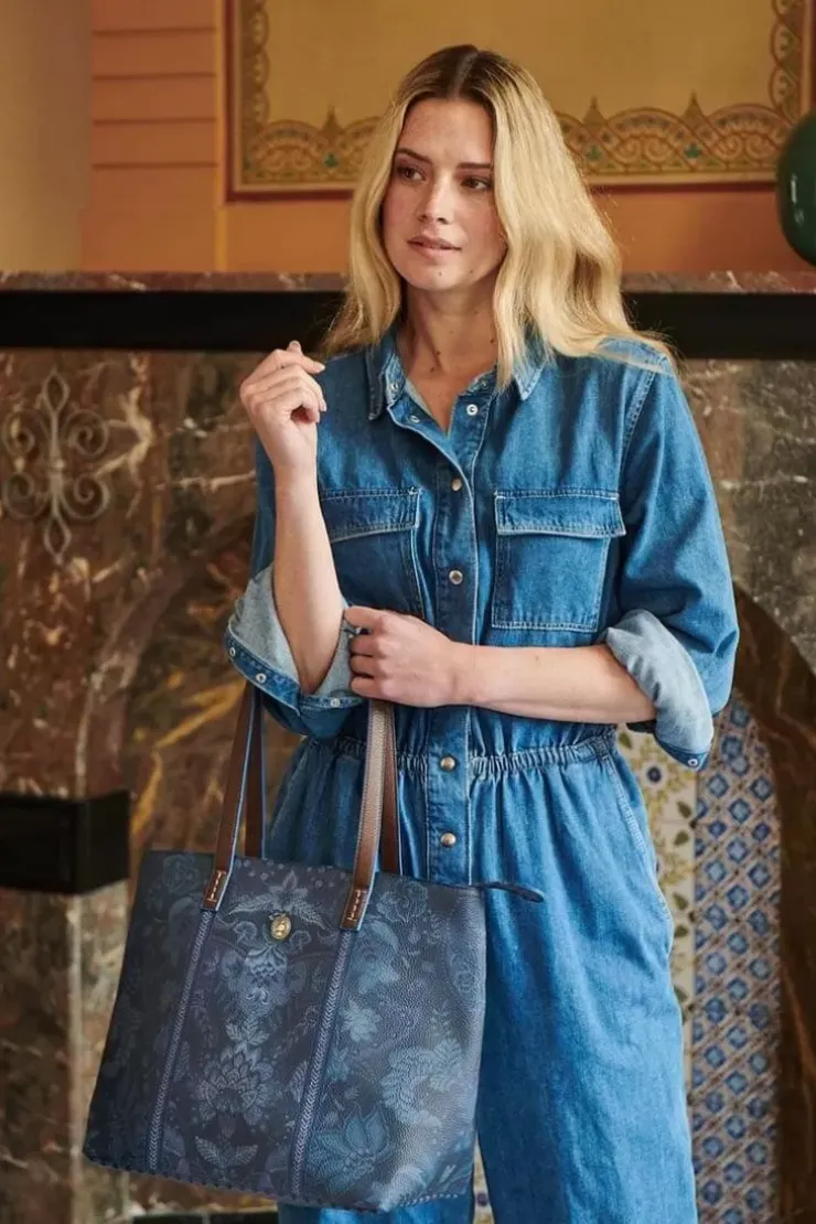 Pip Studio Shopper Medium Kyoto Festival Blauw