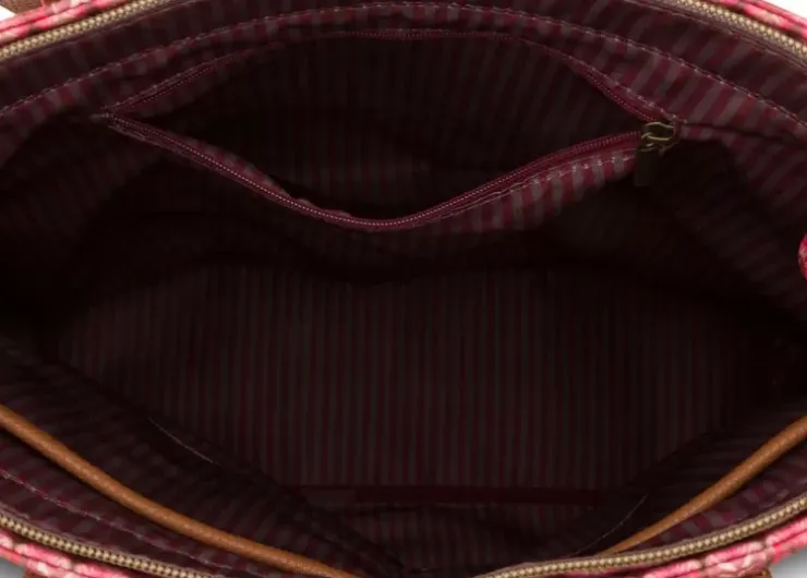 Pip Studio Shopper Vierkant Kyoto Festival Donker Roze Outlet