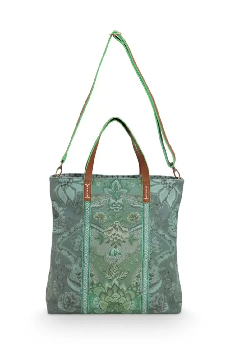 Pip Studio Shopper Vierkant Kyoto Festival Groen New