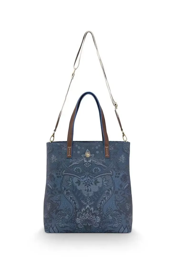Pip Studio Shopper Vierkant Kyoto Festival Blauw Discount