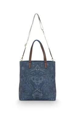 Pip Studio Shopper Vierkant Kyoto Festival Blauw Discount