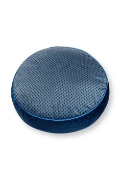 Pip Studio Sierkussen Rond Quiltey Days Donker Blauw Discount