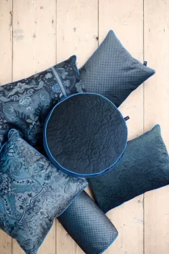 Pip Studio Sierkussen Rond Quiltey Days Donker Blauw Discount