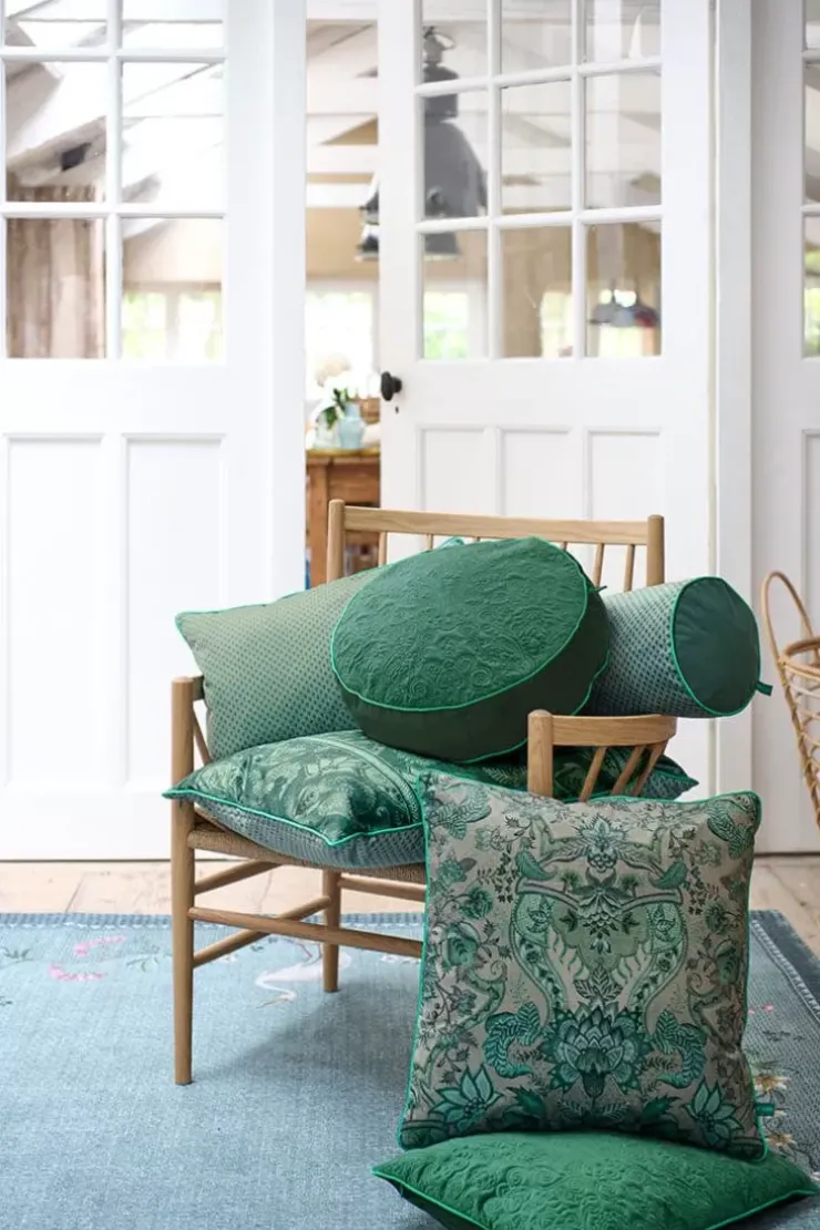 Pip Studio Sierkussen Vierkant Kyoto Festival Groen Sale