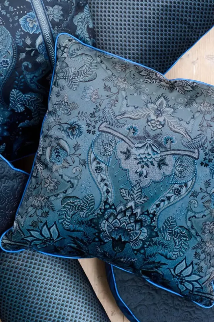 Pip Studio Sierkussen Vierkant Kyoto Festival Donker Blauw Hot