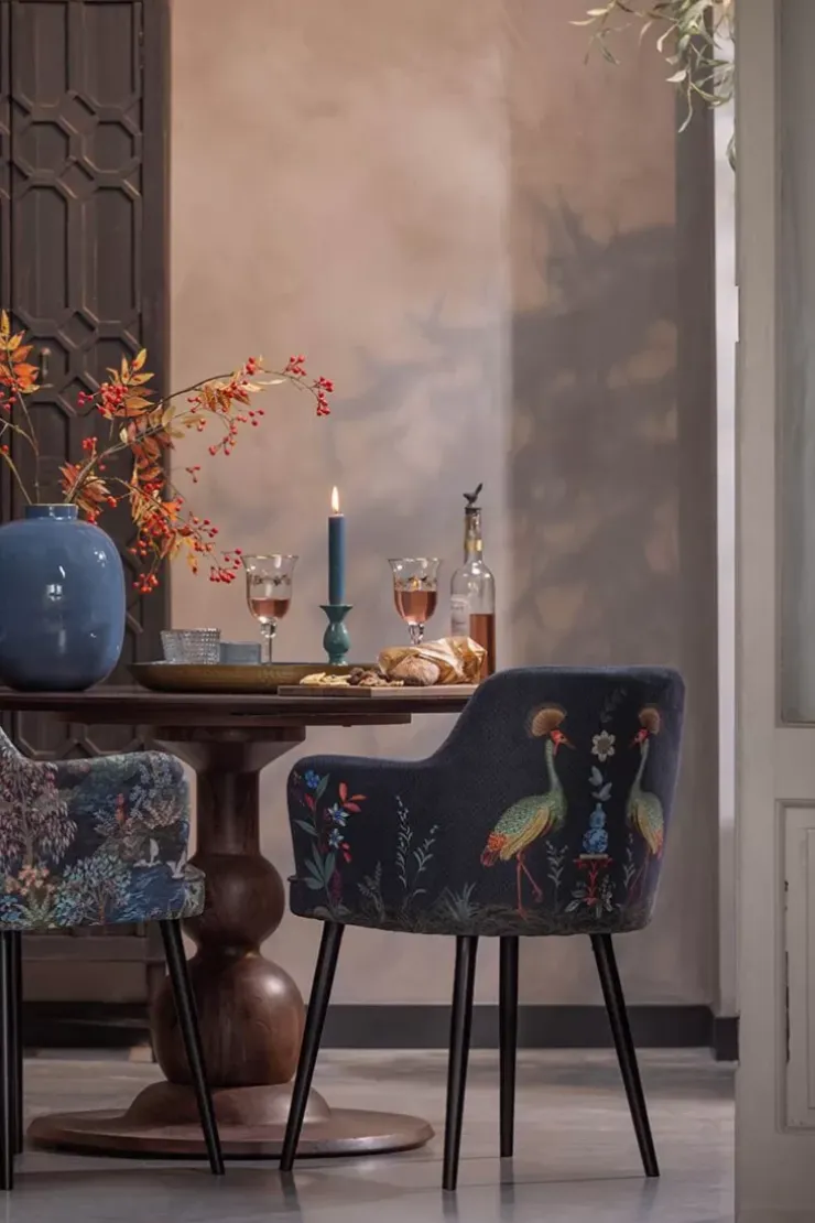 Pip Studio Stoel Flirting Birds Blauw Best