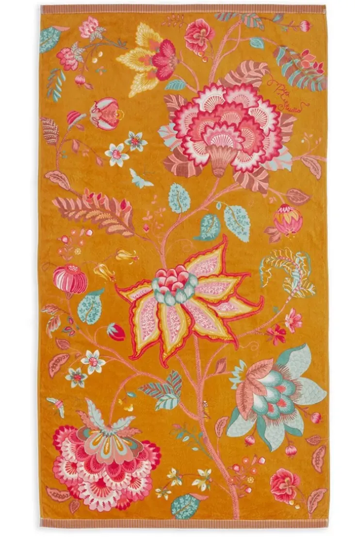 Pip Studio Strandlaken Pip Flowers Geel Online