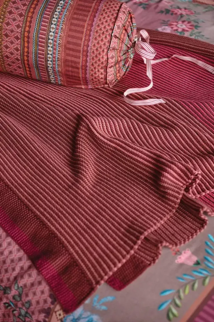 Pip Studio Throw Blockstripe Roze Clearance