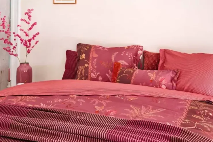 Pip Studio Throw Blockstripe Roze Clearance