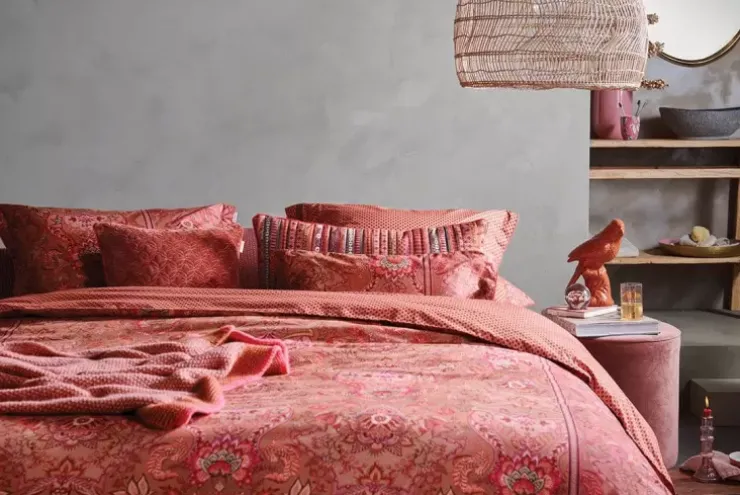 Pip Studio Throw Bonnuit Roze Hot