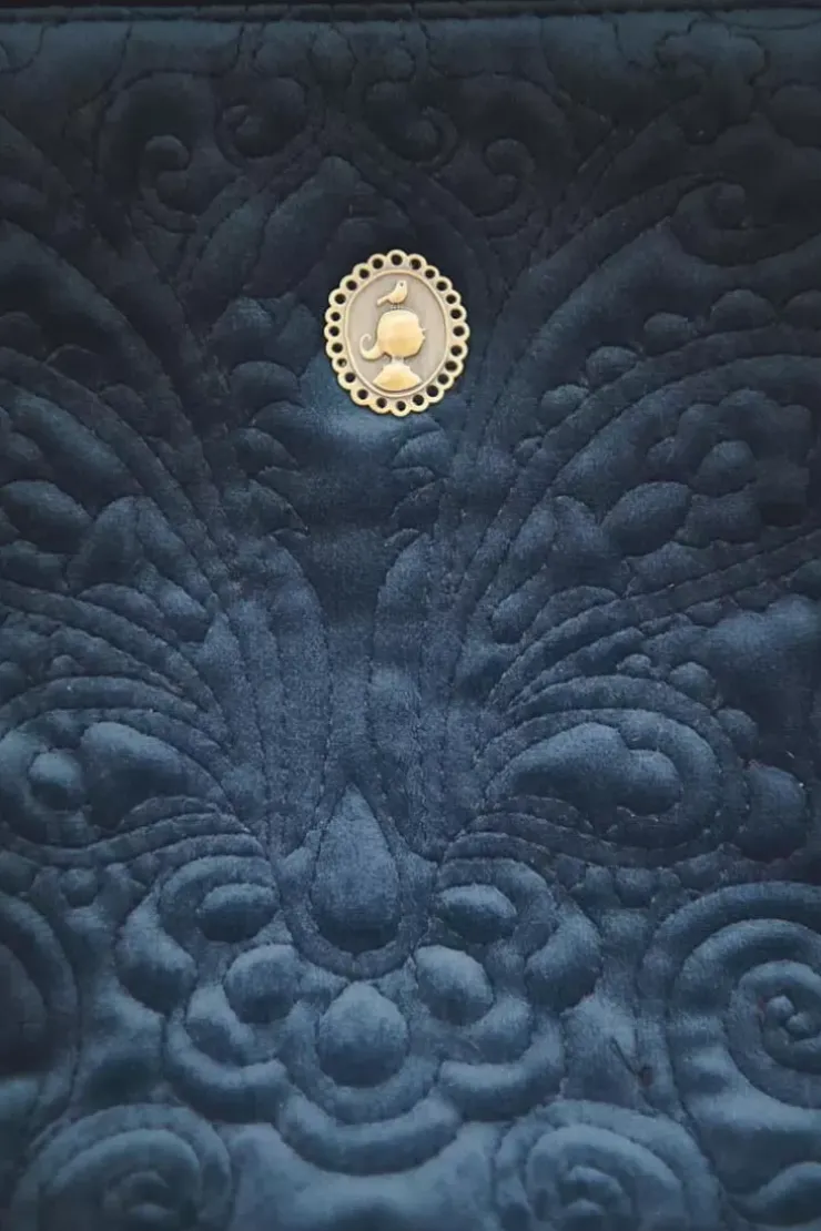 Pip Studio Toilettas Buidel Groot Velvet Quiltey Days Blauw New