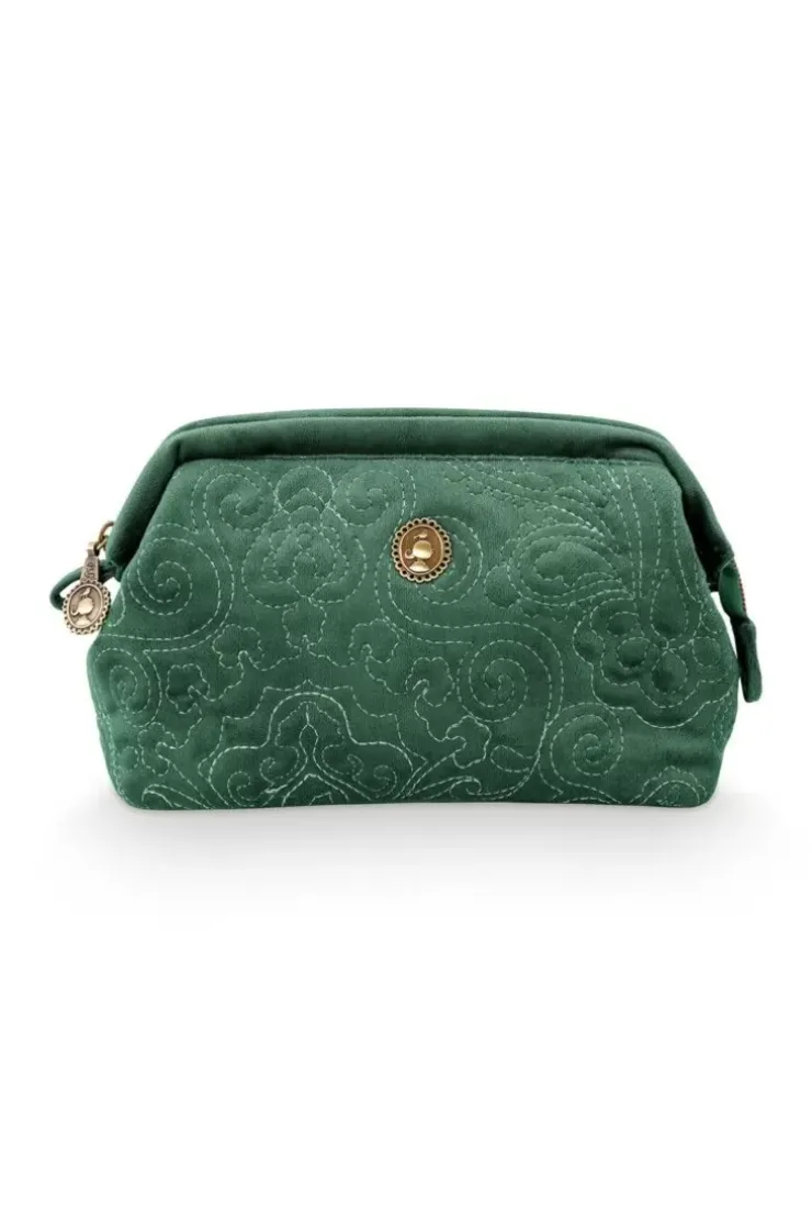 Pip Studio Toilettas Buidel Klein Velvet Quiltey Days Groen
