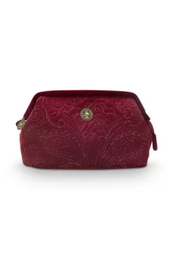 Pip Studio Toilettas Buidel Klein Velvet Quiltey Days Rood Best