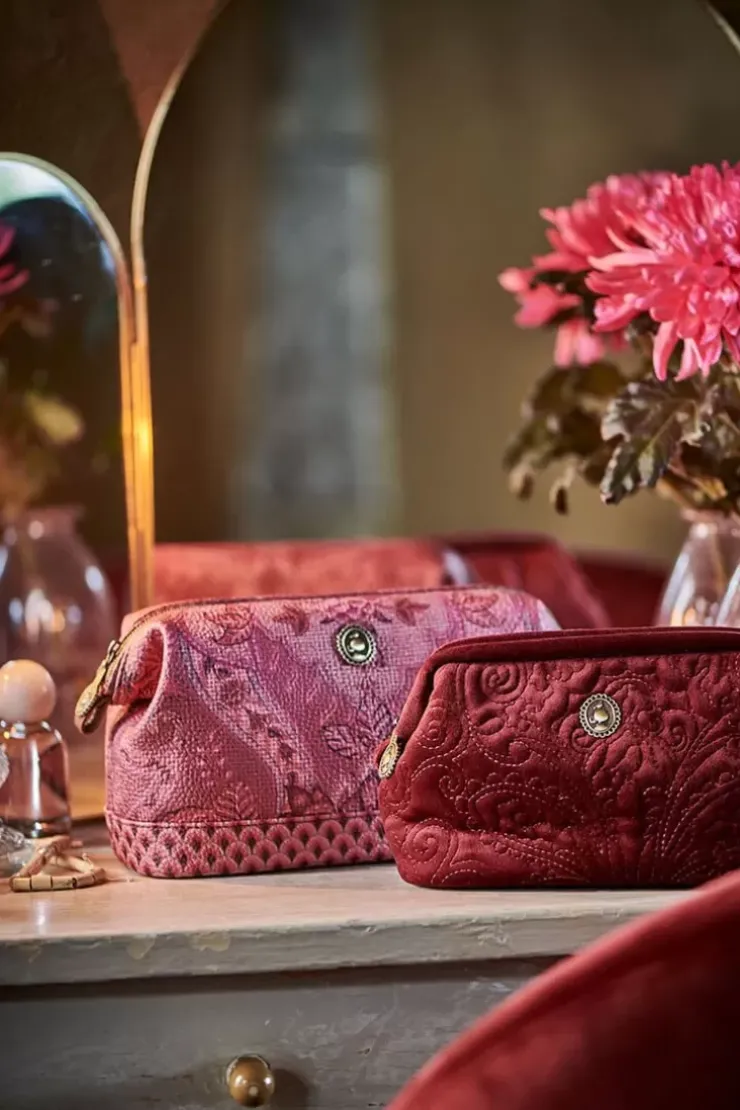 Pip Studio Toilettas Buidel Klein Velvet Quiltey Days Rood Best
