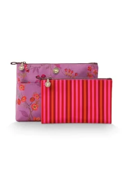 Pip Studio Toilettas Kawai Flower Combi Fuchsia Clearance