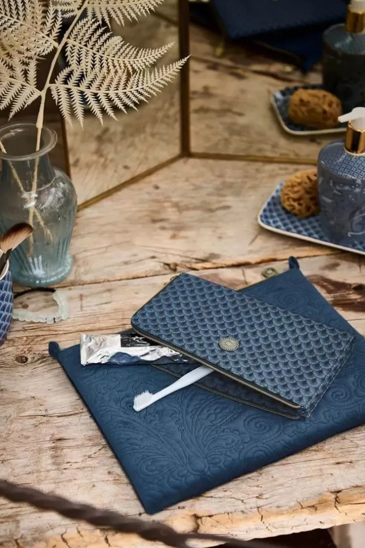 Pip Studio Toilettas Rits Suki Blauw Outlet