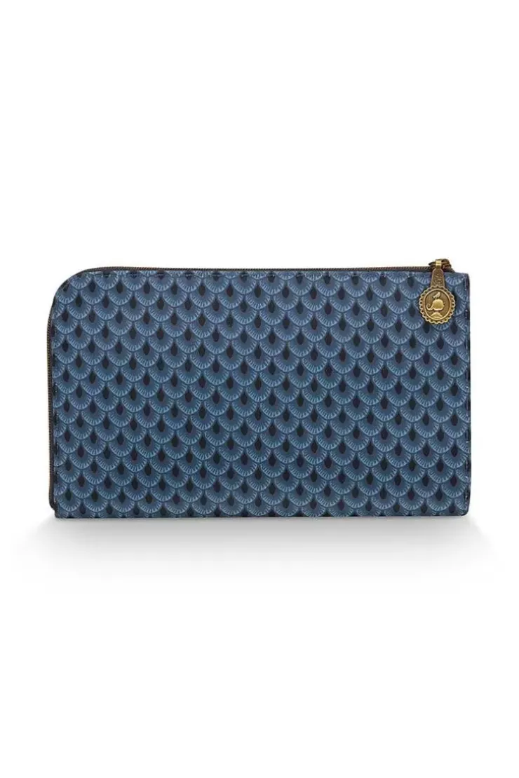 Pip Studio Toilettas Rits Suki Blauw Outlet