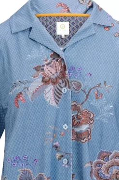 Pip Studio Top Korte Mouw Cece Fiore Blauw Sale