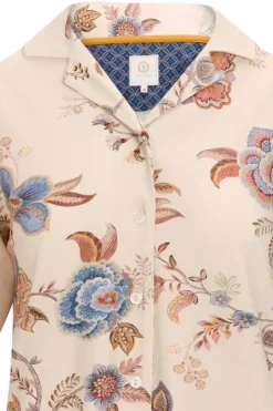 Pip Studio Top Korte Mouw Cece Fiore Wit Clearance