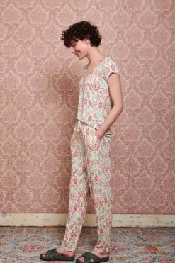 Pip Studio Top Korte Mouw Primavera Wit