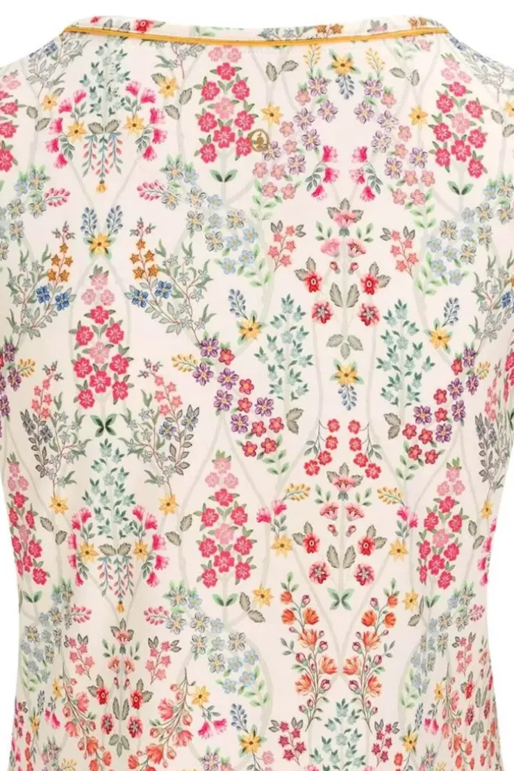 Pip Studio Top Korte Mouw Primavera Wit