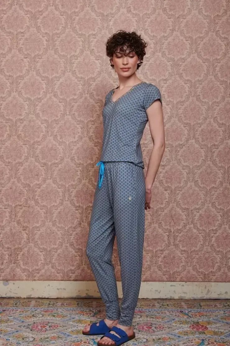 Pip Studio Top Korte Mouw Tegola Blauw Sale