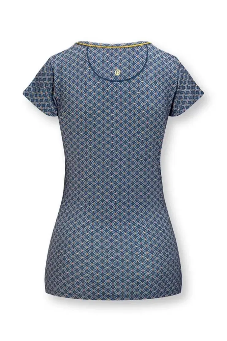 Pip Studio Top Korte Mouw Tegola Blauw Sale