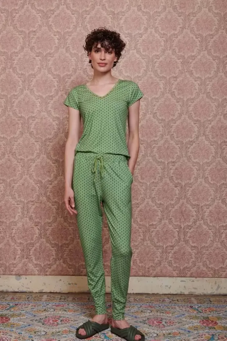 Pip Studio Top Korte Mouw Tegola Groen Clearance