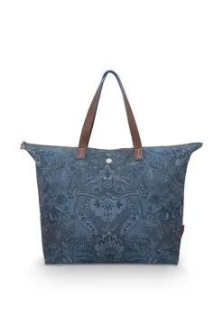 Pip Studio Tote Bag Kyoto Festival Blauw Clearance