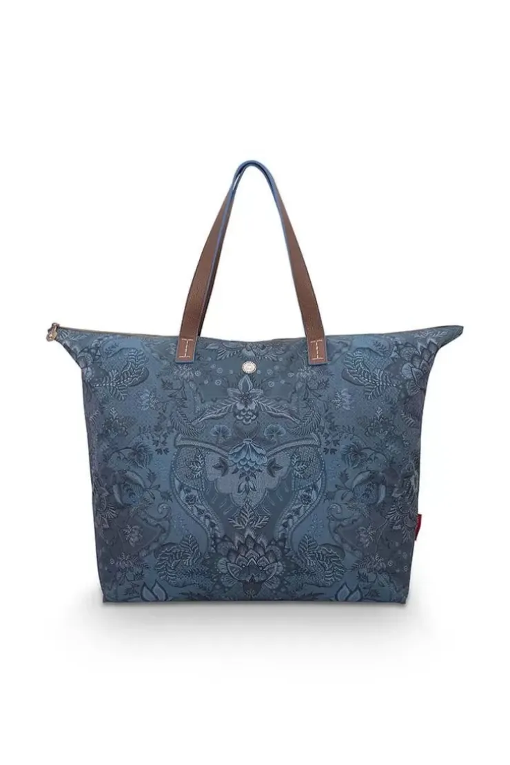 Pip Studio Tote Bag Kyoto Festival Blauw Clearance