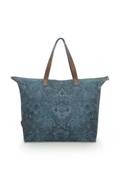Pip Studio Tote Bag Kyoto Festival Blauw Clearance
