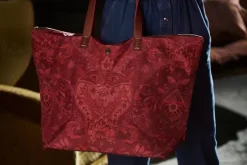 Pip Studio Tote Bag Kyoto Festival Donker Roze Hot