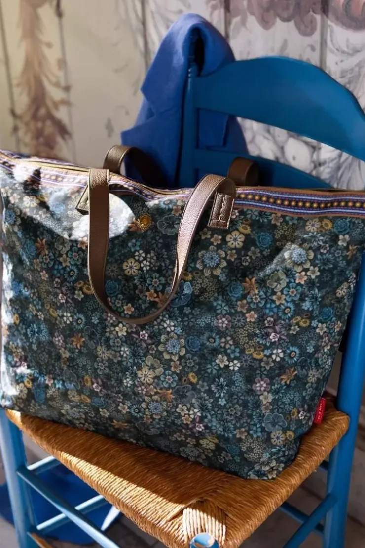 Pip Studio Tote Bag Tutti I Fiori Blauw Discount