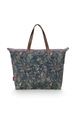 Pip Studio Tote Bag Tutti I Fiori Blauw Discount